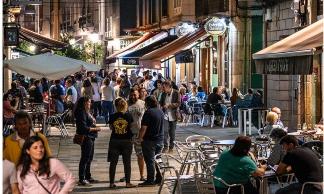 Apto Cortegada Vilagarcia de Arousa Esterno foto